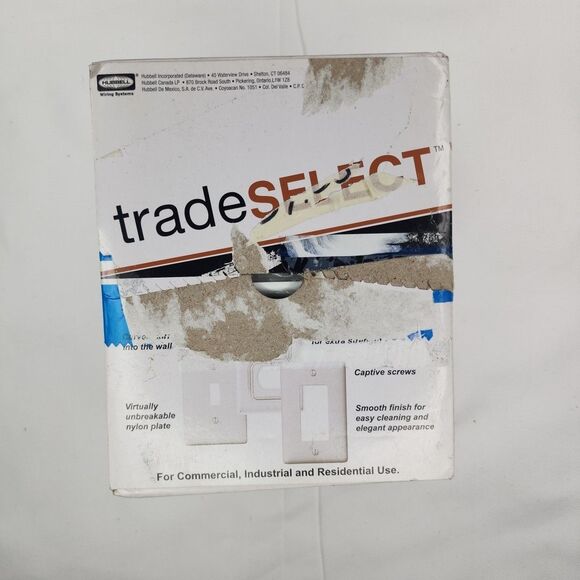 Decorator Wall Plate 1 Gang Select Medium White NPJ26W BOX (25) - Picture 1 of 2